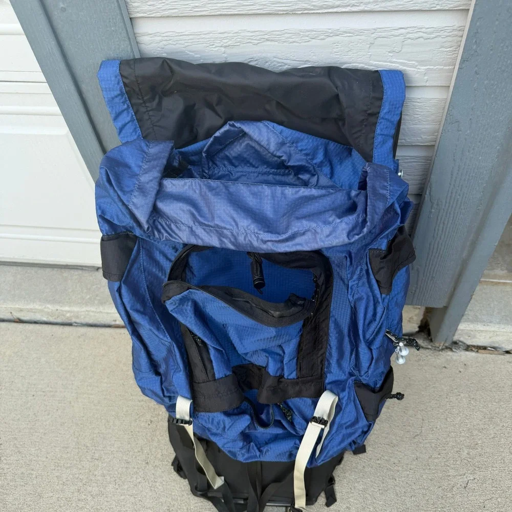 Kelty Long Trail Scout‎ External Frame Backpack Unisex Blue Vintage 25904102